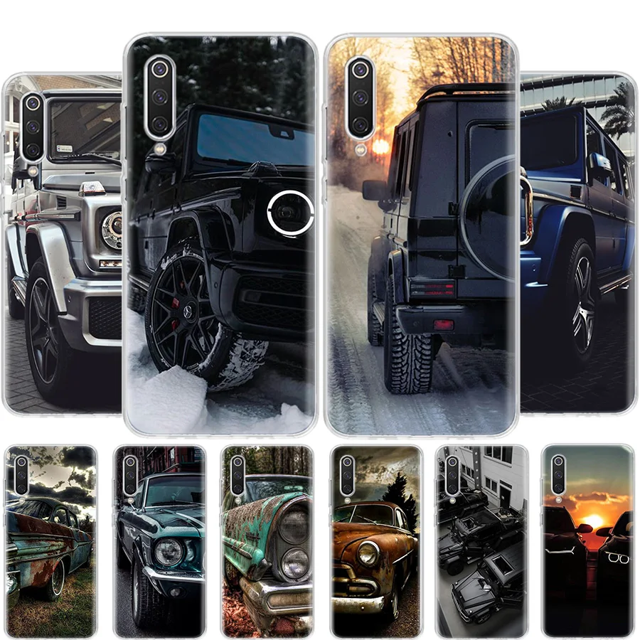 

Cool car G63 Phone Case For Xiaomi Redmi Note 10 9S 9 8 8T 9C 9A 8 8A 7 7A 6 5 Pro S2 K20 K30 Cover Soft Silicone TP