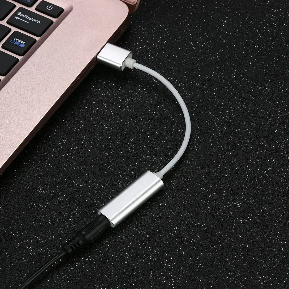 Внешняя звуковая карта Usb со штекером 3 5 мм адаптер для гарнитуры регулировка