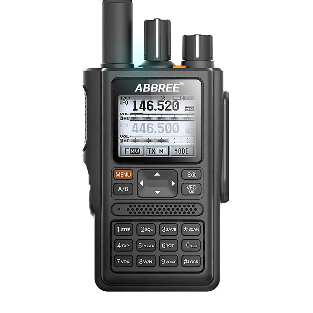 Рация ABBREE с GPS 6 диапазонный дисплей двойной режим ожидания 999CH