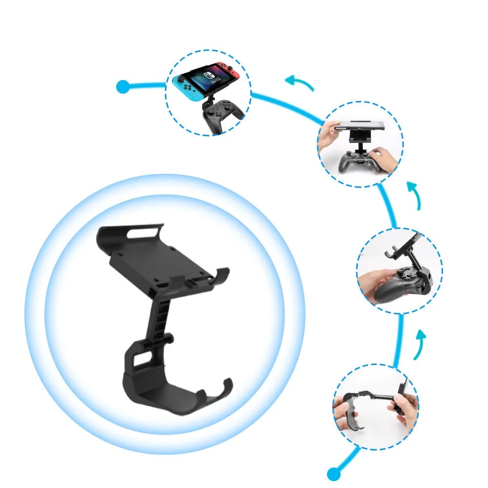 Регулируемая ручка кронштейн геймпад держатель Pro игровой контроллер с зажимом
