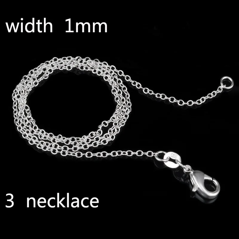 1 мм цепочка из змеиных костей ожерелье Оптовая самая лучшая продавая Серебряный