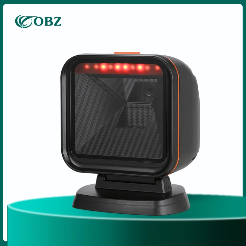 

1D 2D всенаправленный настольный сканер штрих-кода Handsfree, быстрое сканирование для мобильного платежа Alipay, RF-80