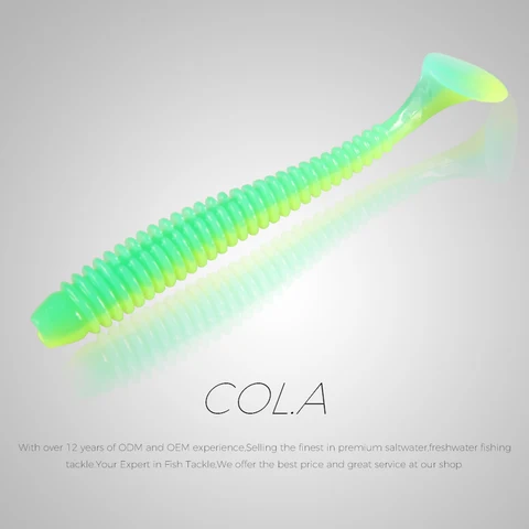 BEARKING  63mm 80mm 97mm  Fishing Lure Soft Lure Shad Silicone Baits Wobblers Swimbait Artificial leurre souple