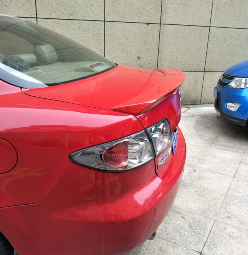 Спойлер для Mazda 6 2006 2013 спойлер автомобилей Sedan YCK цветной задний из АБС