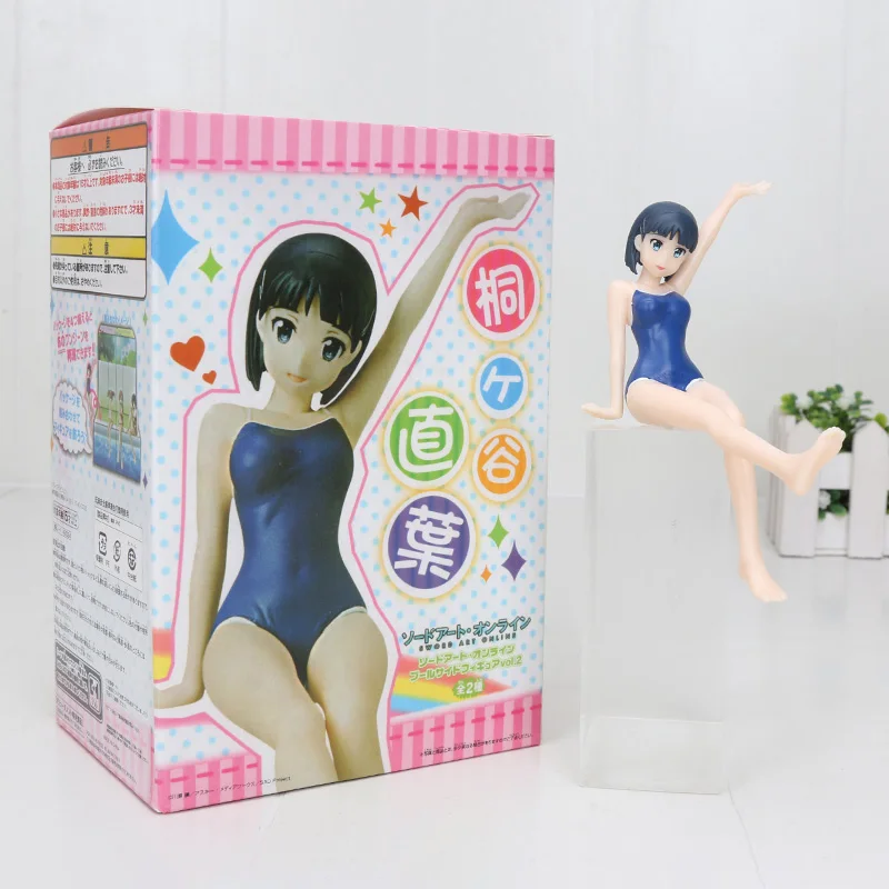 blue with box Sword Art онлайн фигурка SAO YUI Super Sonico фигурка лапша стоппер фигурка Fate Grand Order 14 см - Цвет: blue with box