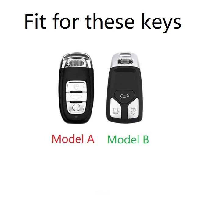 Aluminum Alloy car key case cover Key shell For Audi A4L A5 A6L Q3 Q5 Q7 protector | Автомобили и мотоциклы