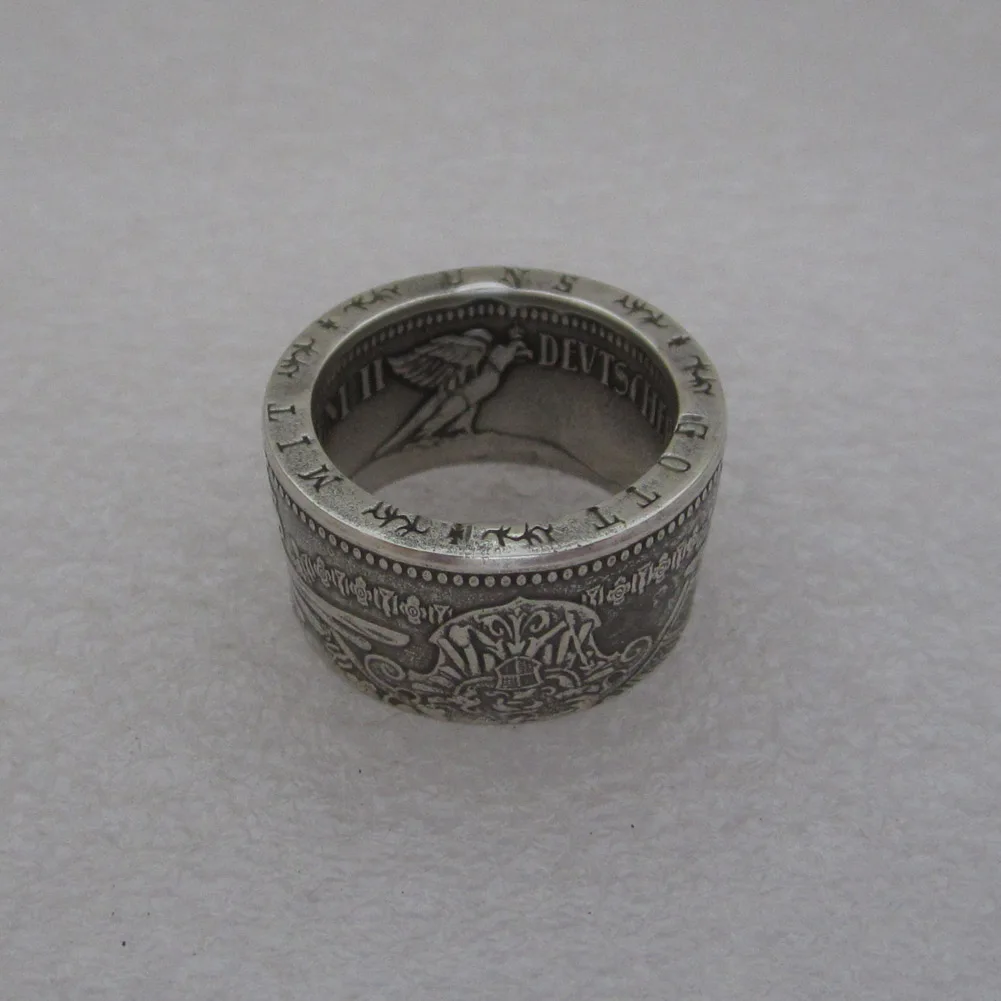 Ручная работа кольцо для монет ручная из Германии 5 Марков 1913 ⟪gle'