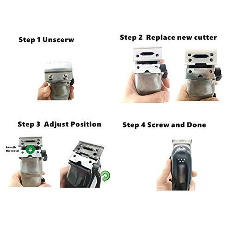 

Ceramic Blade 2 Hole Blade Ceramic Clipper Replacement Blade, Suitable for Wahl Advanced Cordless Clippers