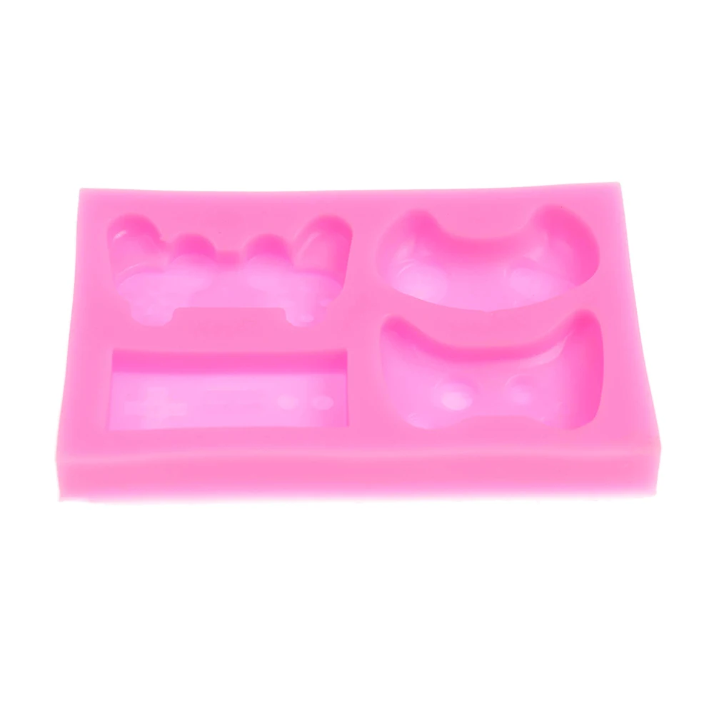 

Pink Game Handle Modeling Silicone Mold Sugar Tool Cake Chocolate Mold Safe Health Food Grade Silicone Mold Baking Tool
