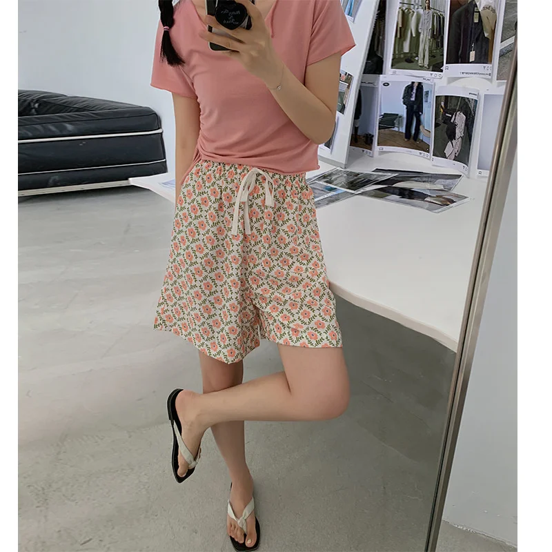 

New Summer Women High Waist Wide Leg Pants Shorts Casual Female Loose Fit Blue Denim Shorts Streetwear Korean Fashion Clothes