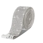 1 ярд самоклеящаяся кристаллическая Стразы, алмазная лента, отделочная лента, наклейка сделай сам, событие, украшение автомобиля, телефона, художественное ремесло, Швейные аксессуары