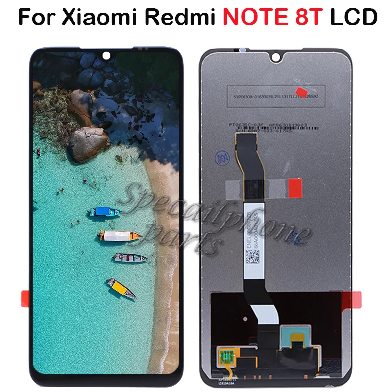 6 3 ''Оригинальный ЖК-экран для Xiaomi Redmi NOTE 8T ЖК-дисплей + сенсорный экран