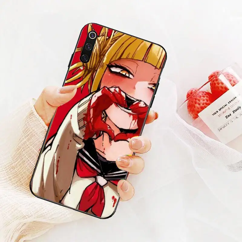 

My HERO Academia Himiko Toga Phone Case For Redmi 9A 8A 7 6 6A Note 9 8 8T Pro Max Redmi 9 K20 K30 Pro Black Soft TPU Case