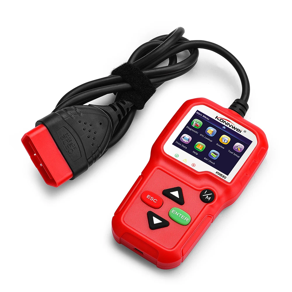 OBDII OBD сканер считыватель кодов автомобильный диагностический ошибок двигателя