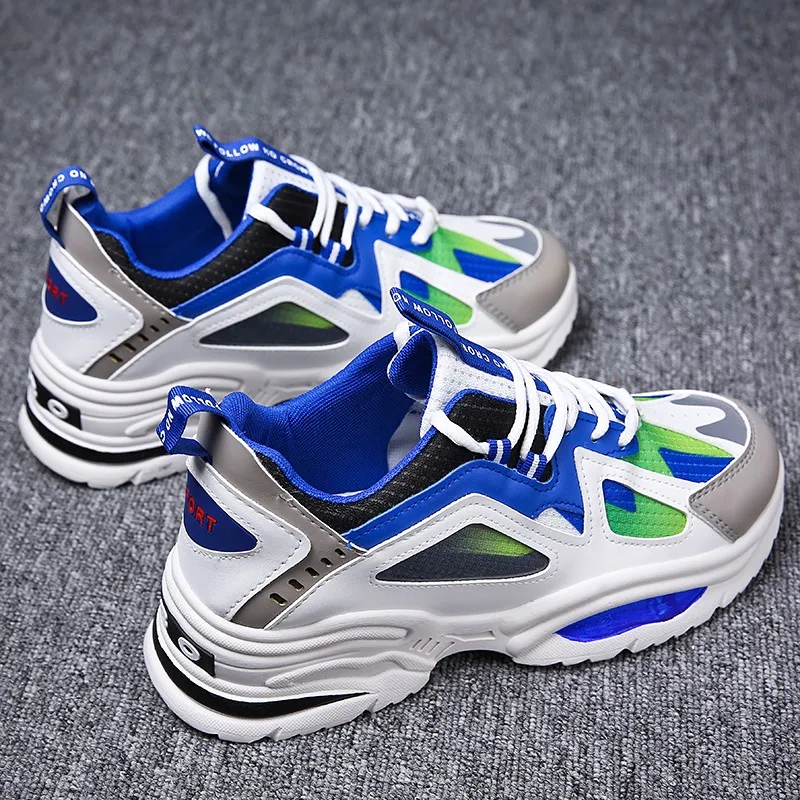 Брендовые Беговые Спортивные кроссовки Ins для мужчин на платформе дизайнерская