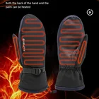 Зимние перчатки с электрическим подогревом, перчатки для взрослых и детей, теплые камуфляжные варежки с аккумулятором, мягкие ветрозащитные спортивные перчатки для улицы