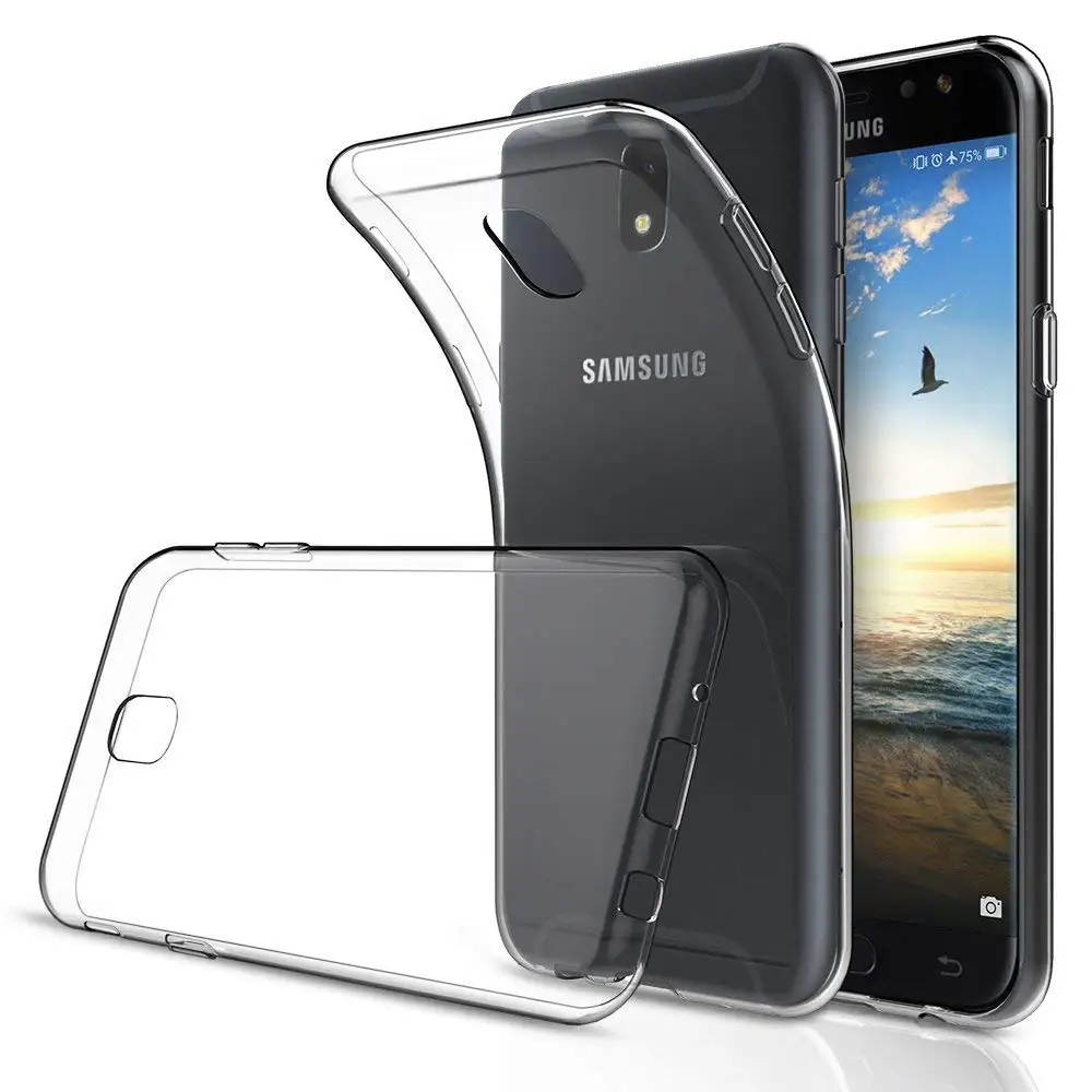 Силиконовый Мобильный телефон чехлы для Samsung Galaxy J5 Pro 2017 версия ЕС задняя крышка