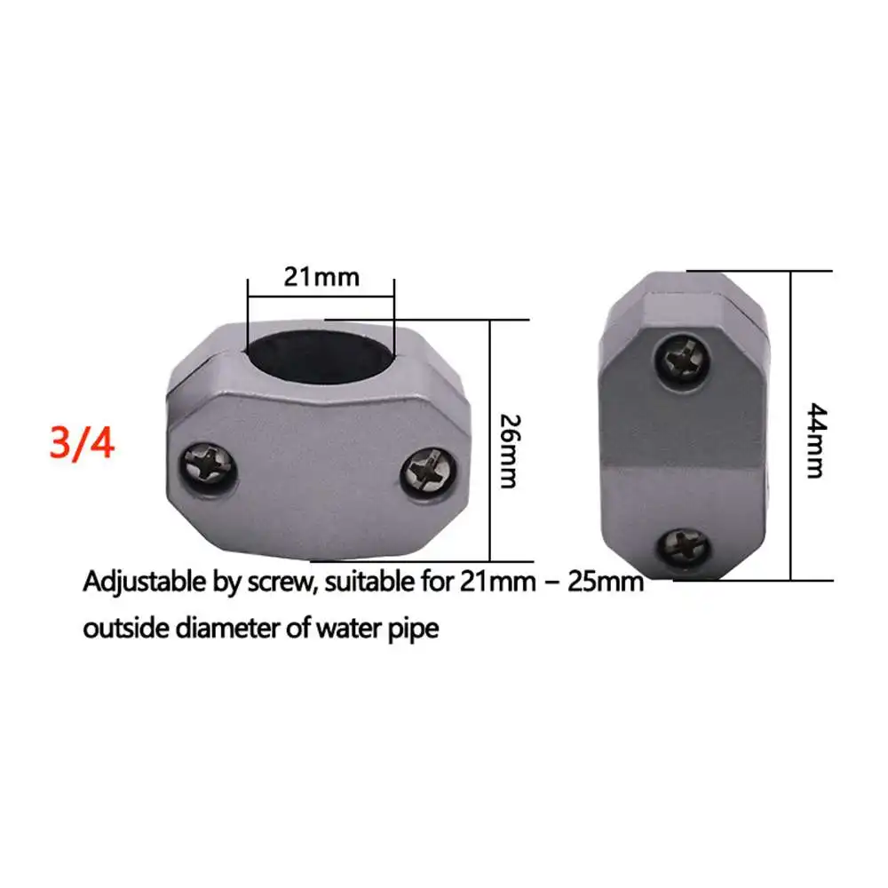 

3/4" 5/8" Full Solid Full-Brass Design Garden Water Pipe Joint Male Female Connector Fasteners Hose Repair Corrosion Resistance