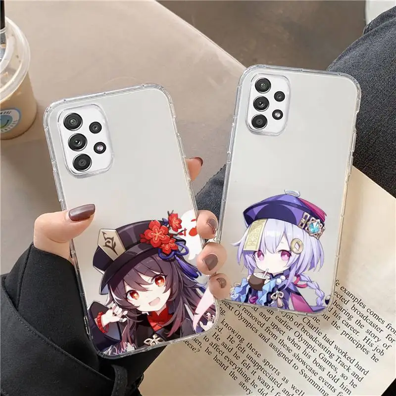 

Genshin impact Anime Shockproof Phone Case Transparent For Huawei P20 P30 P40 honor mate 8X 9X 10i Pro Lite