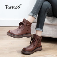 autumn boots zapatillas mujer for women platform middle tube boots womens fashion casual street style winter black shoes 8919