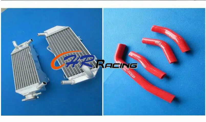 L & R алюминиевый радиатор + шланг для HONDA CRF250 CRF250R 12 13 2010 2011 2012 2013|Радиаторы и