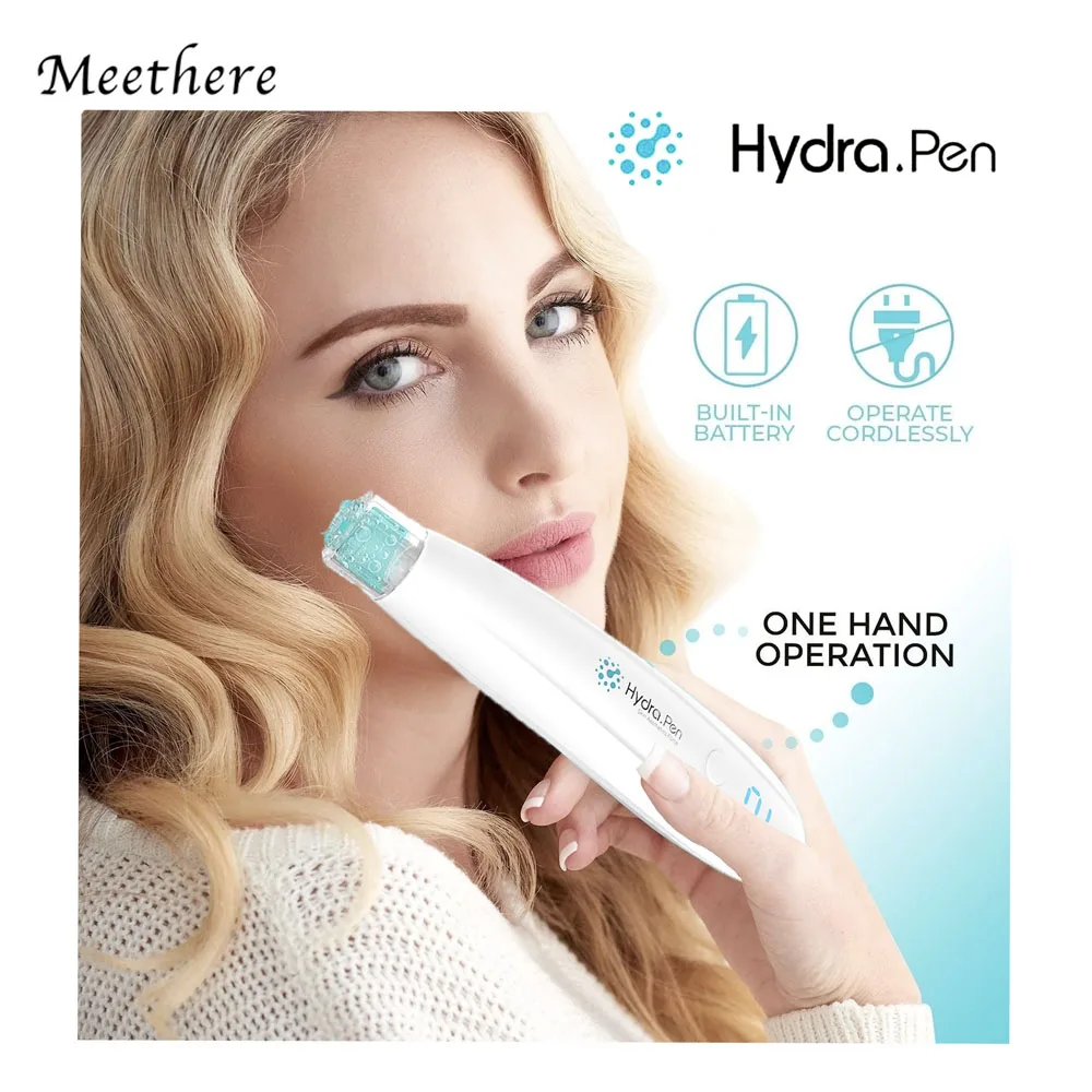 Устройство HydraPen H2 Hydra роликовый дермапен 2 в 1 ручка с гиалуроновой кислотой |