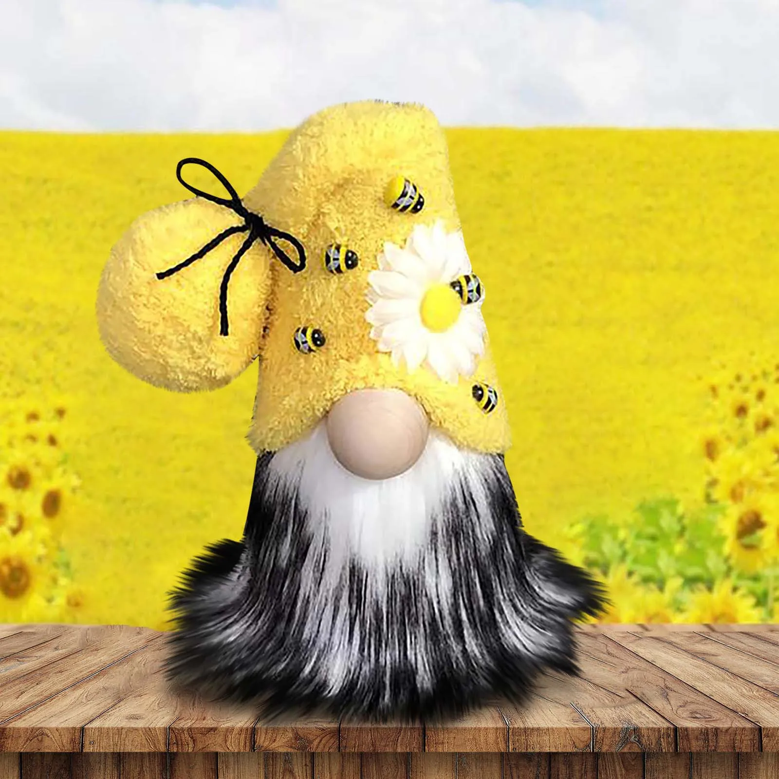 Nordic &quotшмель&quot &quotв полоску гном лимон Безликий куклы елка с орнаментом кукла