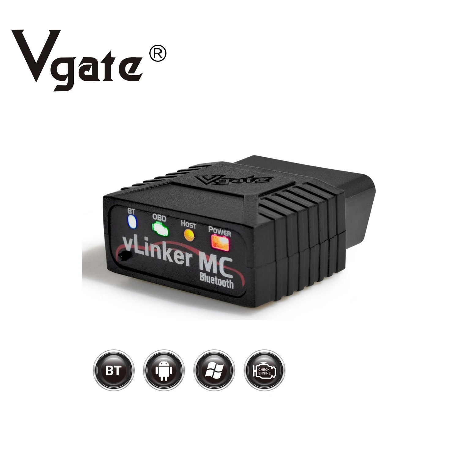 Автомобильный диагностический сканер Vgate VLinker MC Bluetooth 3,0 OBD2 для Android