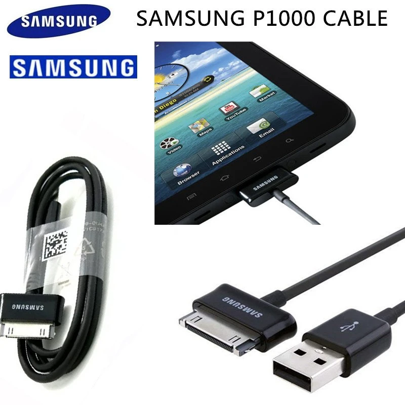Samsung-Cable USB de transmisión de datos para tableta, Cable Original de 30...