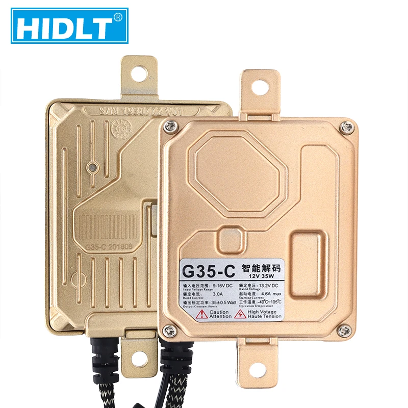 HIDLT 35 Вт EMC Canbus балласт HID фары для автомобиля Стайлинг цифровой без ошибки ксенон