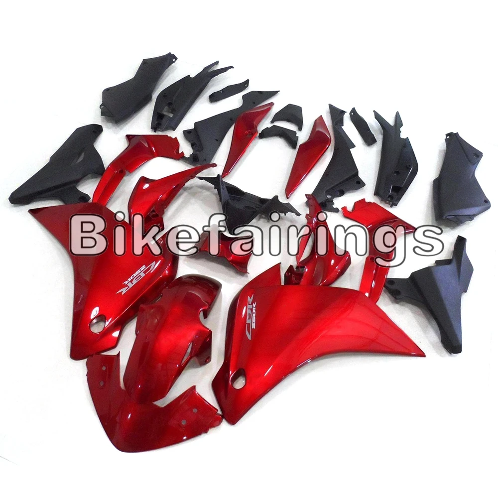 Полный красные черные Обтекатели для Honda CBR250R 2011 2012 2013 2014 2011-2014 Высокое качество