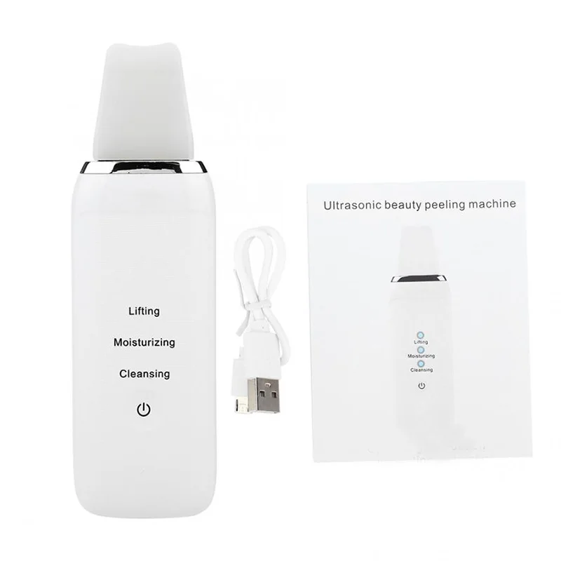 USB uitrsonic глубокий аппарат для чистки лица скруббер кожи удаления грязи черных
