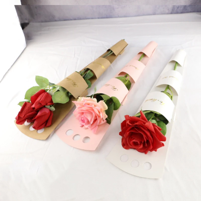 Портативные упаковочные коробки в виде цветов романтичные цветы для свадебных