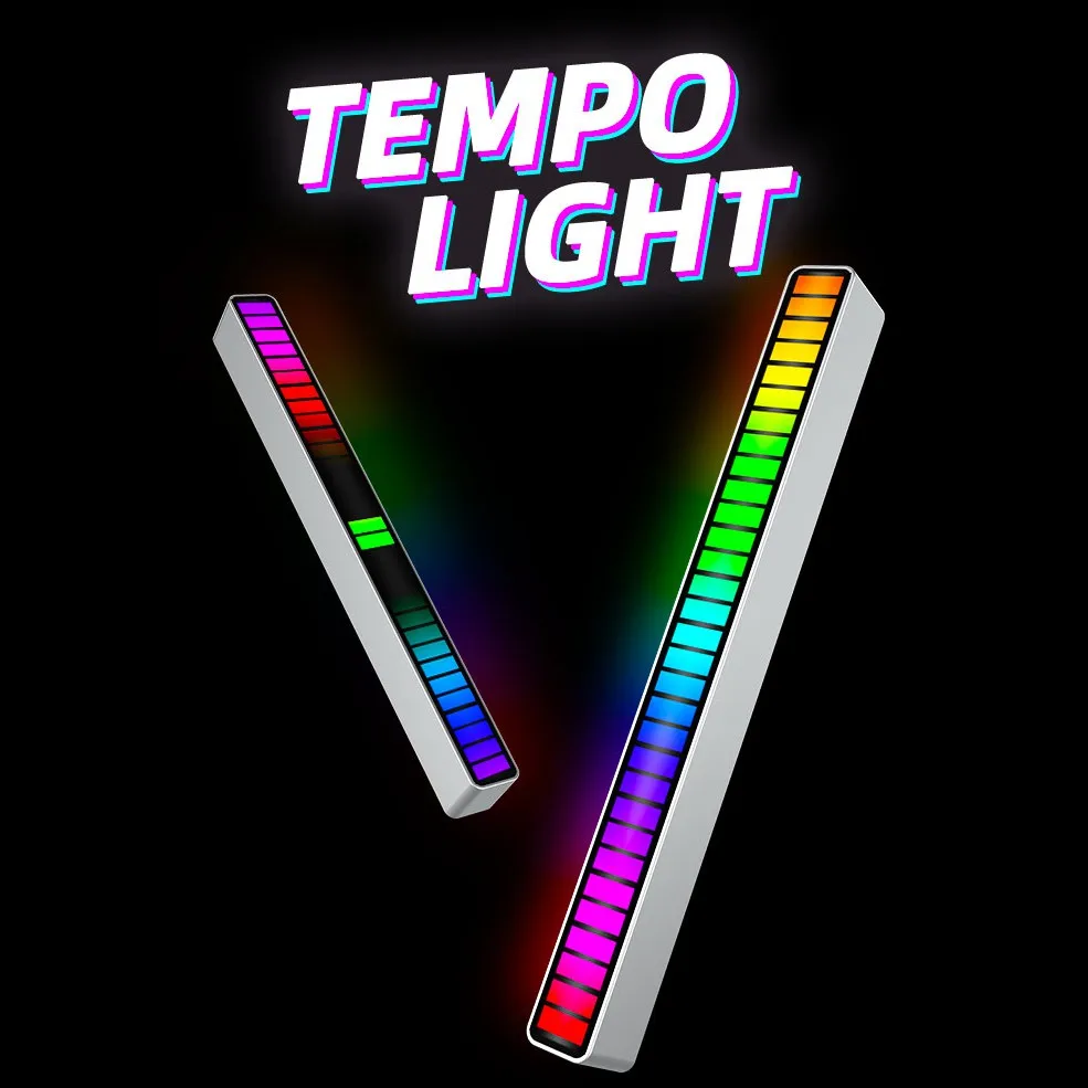 

Светодиодная лента RGB, освещение, управление звуком, пикап, Ритм Светильник музыка, атмосферсветильник цветная трубка, USB, энергосберегающая...