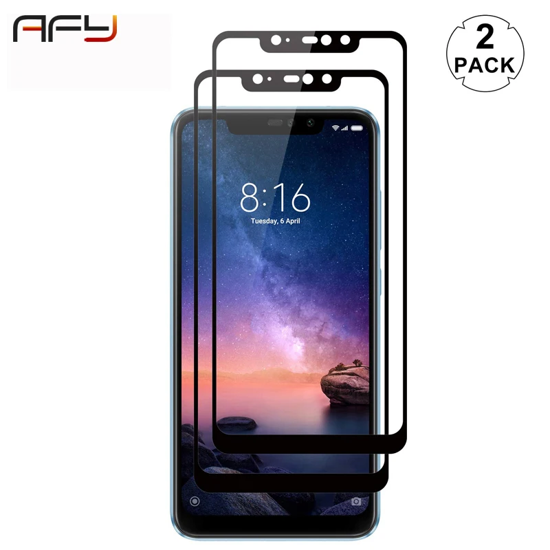 AFY 2 шт закаленное стекло для Xiaomi Redmi Note5 6 Pro на 5 Plus Redmi5A 6A защита экрана пленка