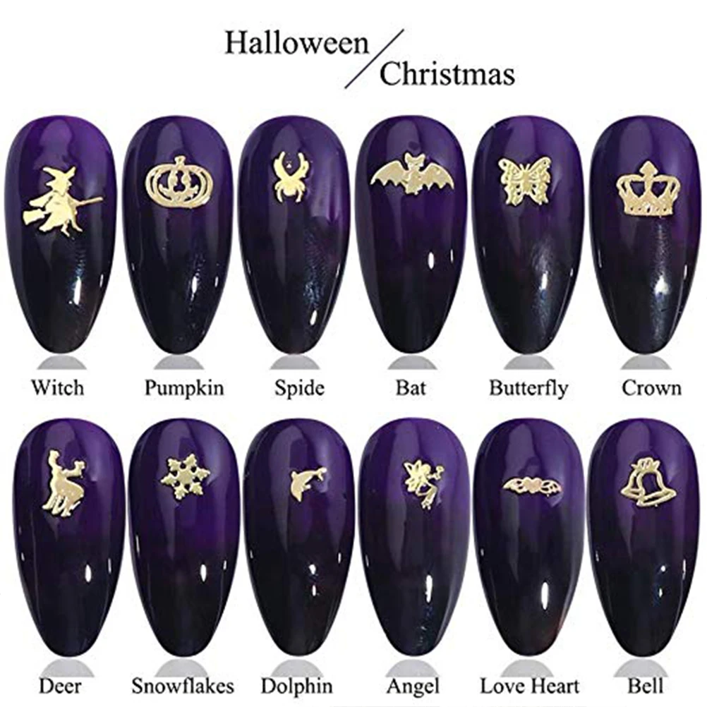 120 шт. декоративные накладные ногти на Хэллоуин|Стикеры и наклейки| |