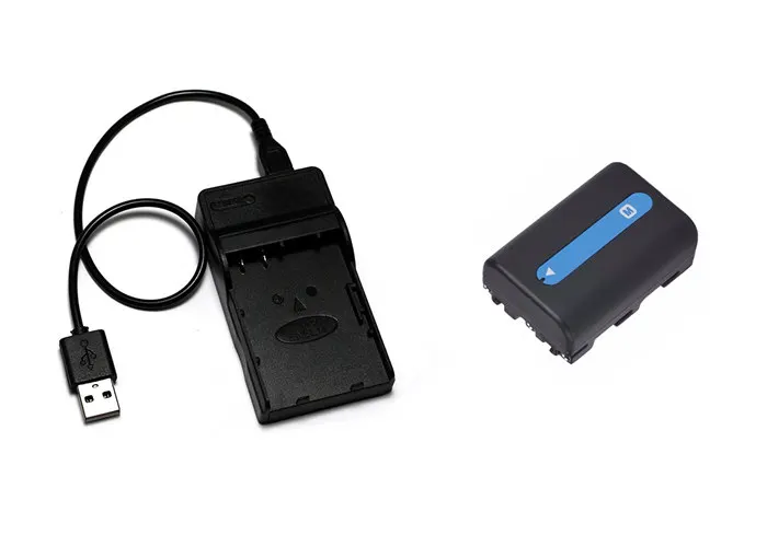 Фонарь фонарь стандарта FM50 FM51 с USB зарядкой для фонарей Sony|Цифровые аккумуляторы|