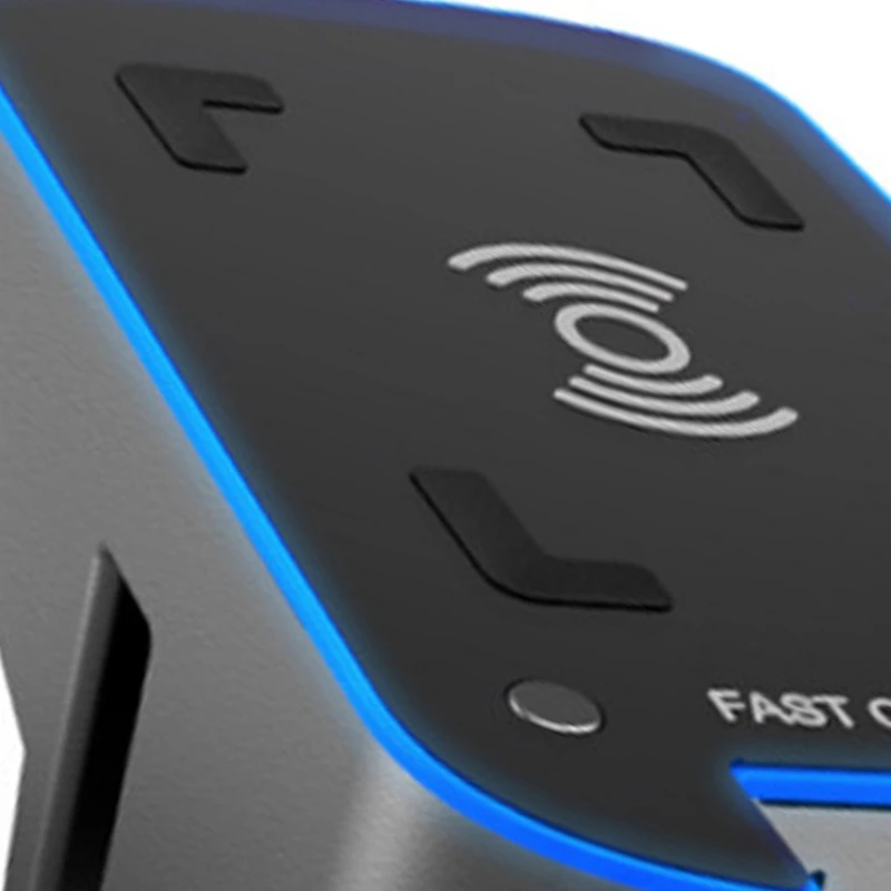 

Car QI Wireless Charger 15W Charging Plate Phone Holder for Volvo XC90 S90 XC60 VC60 2018 2019 2020