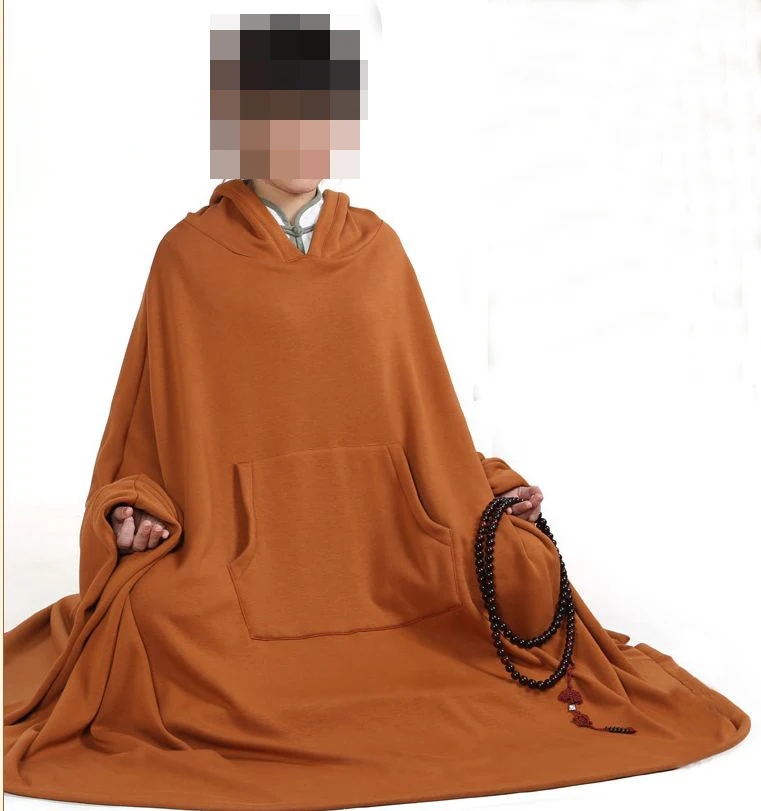 Плащ унисекс осенне зимний для медитации костюмы буддистских монахов шаолин