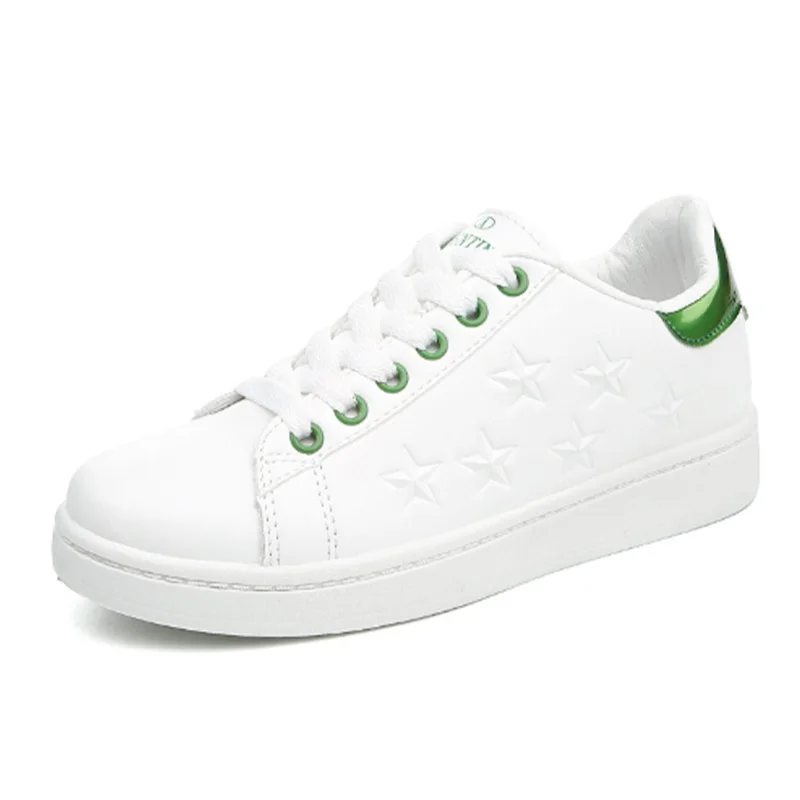

Fashion Shoes Women's Vulcanize Shoes Spring New Casual Classic Solid Color PU Leather Shoes Women Casual White Shoes Sneakers21