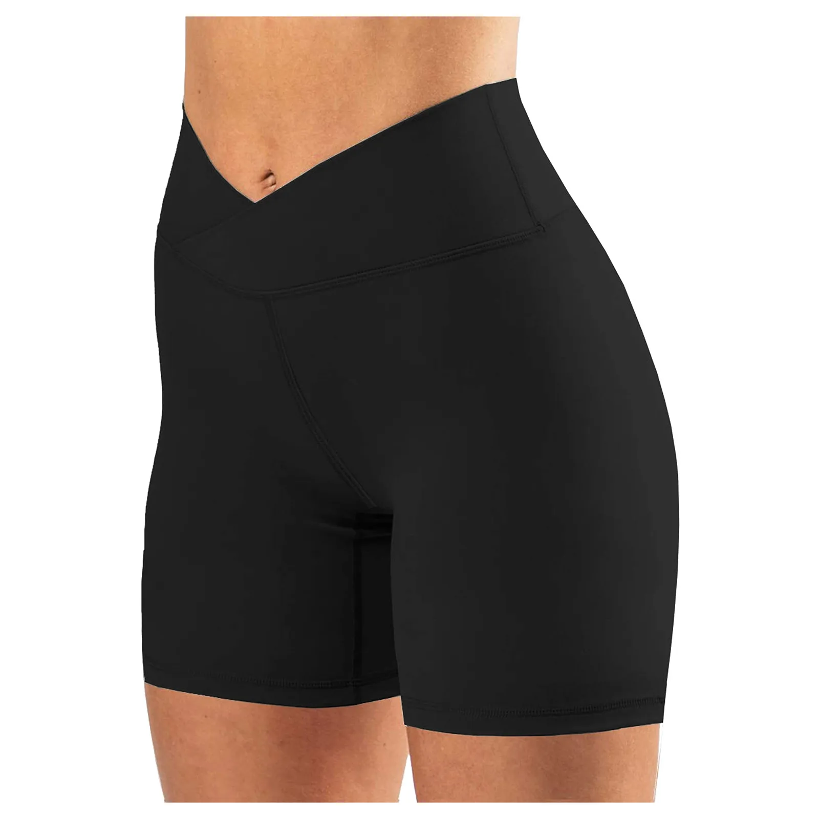 

Women's Summer Hotshorts Push Up Tight Shorts Solid Color Thin Lifting High Waist Sports Short Workout Running Fitness Leggings
