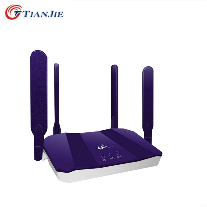300 Мбит/с 4G маршрутизатор LTE Wifi FDD & TDD SIM карта Мобильная точка доступа
