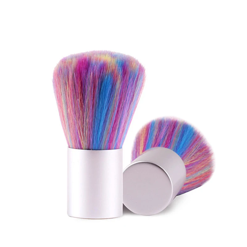 2 шт. портативная цветная кисточка для ногтей инструменты мягкая щетка очищающее