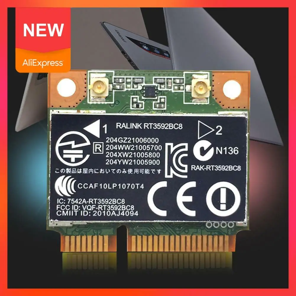 RALINK Rt3592 rt3592bc8 двухдиапазонный 300 Мбит/с Wifi половинная 4230s 4730s 4530s карта для hp Mini 4430s