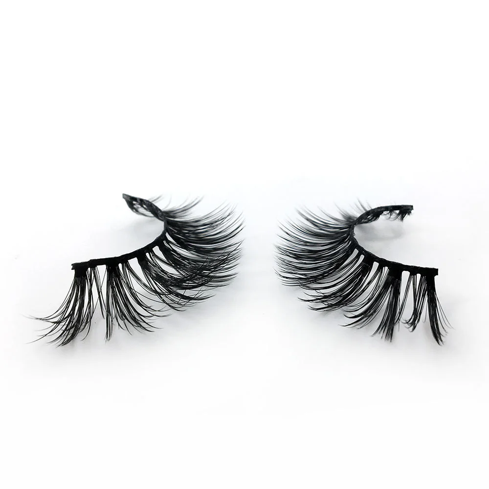 8 парт/компл. Многослойные толстые ресницы 3D накладные модные удобные мягкие