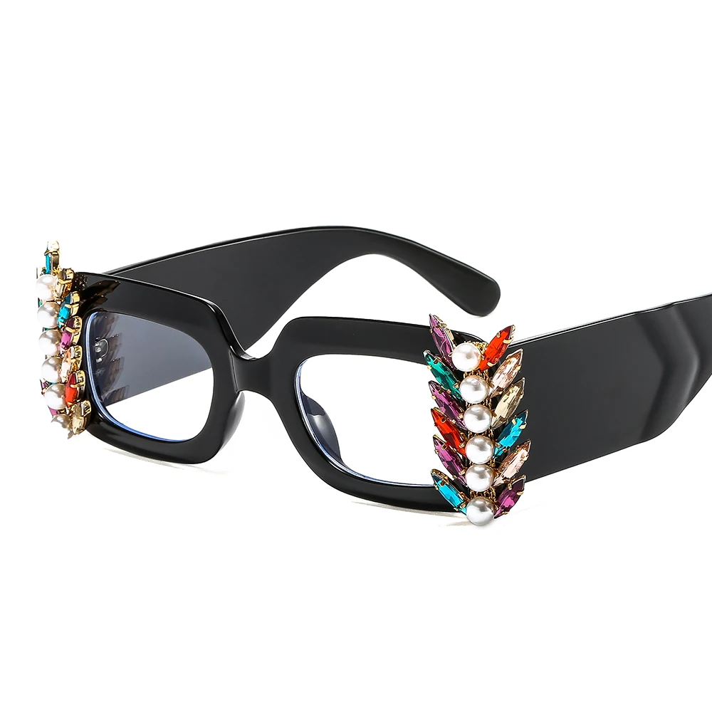 

Personality Women Glasses Vintage Square Sunglasses Steampunk Men's Glasses Luxury Crystal Brand Designer Oculos De Sol Feminino