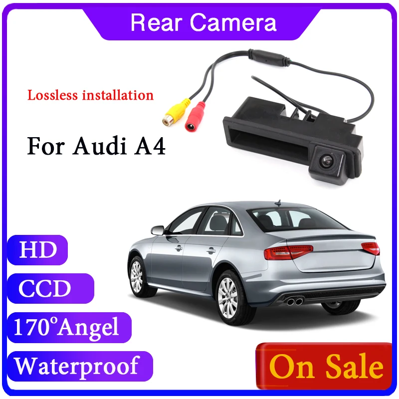 Для камеры заднего вида Audi A4 A4L B8 8K B9 8W 2008 ~ 2020|Камеры для авто| |