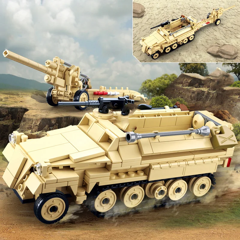 Военная серия Вторая мировая война Германия Sd.kfz.251 полутрекосветильник свет