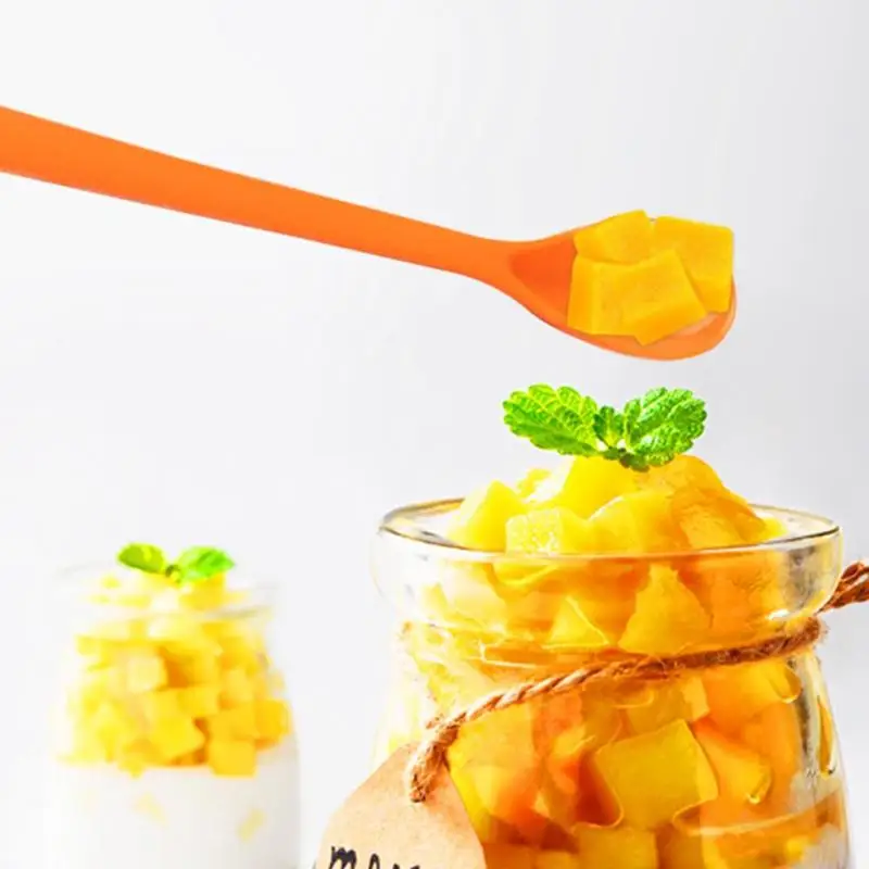 Candy Color Long Handle Soup Spoons Tea Coffee Stirring Melamine Plastic Flatware Supplies | Дом и сад