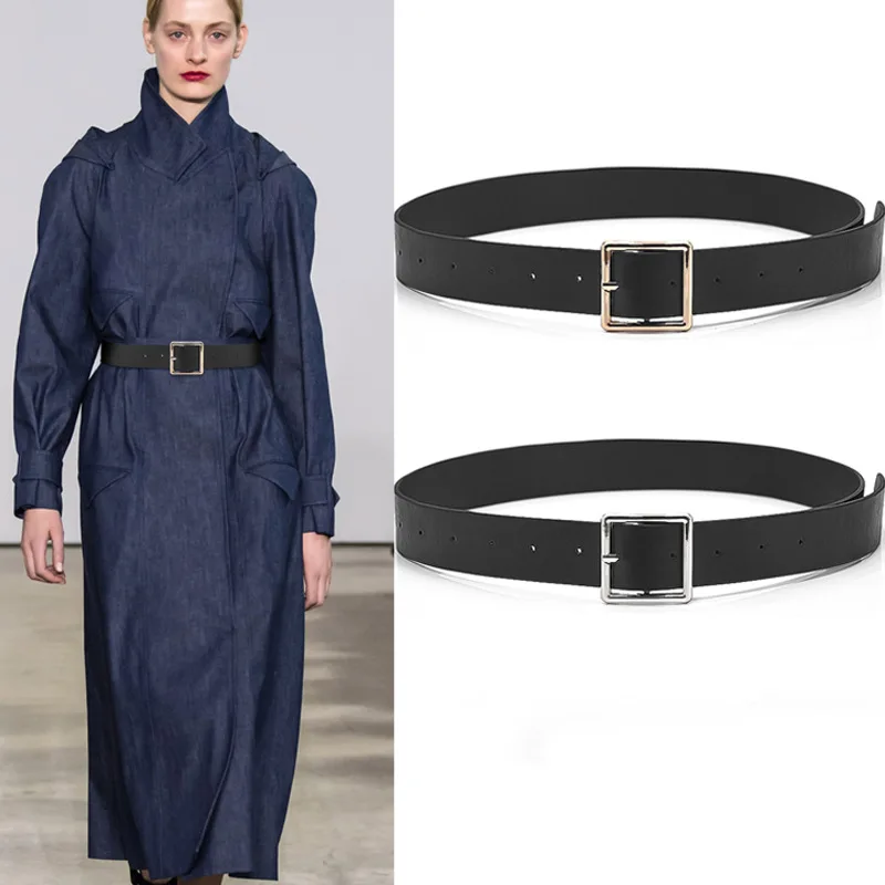 Кожаные ремни для женщин модные классические женские джинсы в стиле ретро с